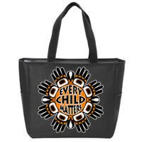 Orange Day Every Child Matters Zip Tote Bag