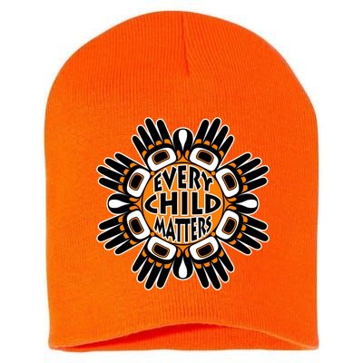 Orange Day Every Child Matters Short Acrylic Beanie