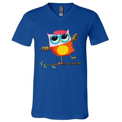 Owl Diaries Essentials V-Neck T-Shirt