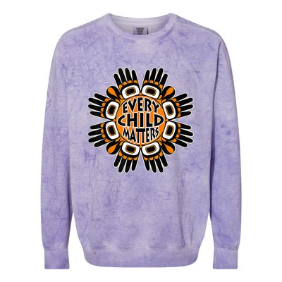 Orange Day, Every Child Matters Colorblast Crewneck Sweatshirt