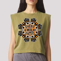 Orange Day, Every Child Matters Garment-Dyed Women's Muscle Tee