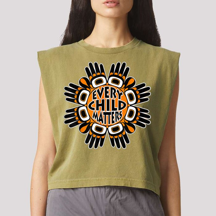 Orange Day, Every Child Matters Garment-Dyed Women's Muscle Tee