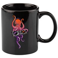 Octopus DJ Electronic Music Techno Rave Party 11oz C Handle Ceramic Mug