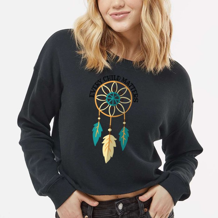 Orange Day Every Child Matters Spirit Of Reconciliation Cropped Pullover Crew