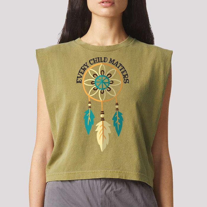 Orange Day Every Child Matters Spirit Of Reconciliation Garment-Dyed Women's Muscle Tee