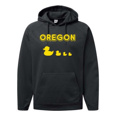 Oregon Duck Family Performance Fleece Hoodie