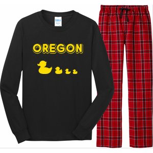 Oregon Duck Family Long Sleeve Pajama Set