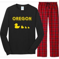 Oregon Duck Family Long Sleeve Pajama Set