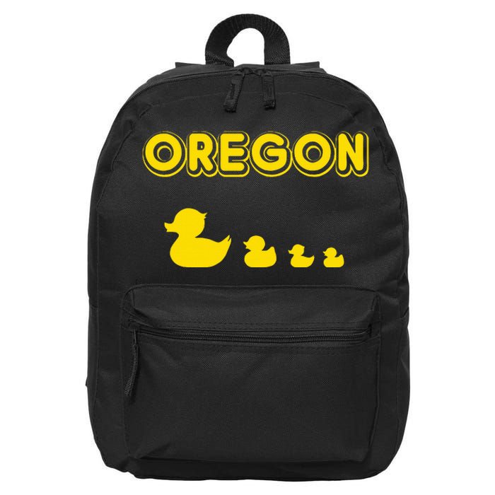 Oregon Duck Family 16 in Basic Backpack