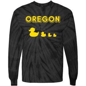 Oregon Duck Family Tie-Dye Long Sleeve Shirt