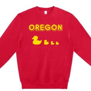 Oregon Duck Family Premium Crewneck Sweatshirt