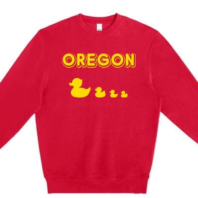 Oregon Duck Family Premium Crewneck Sweatshirt