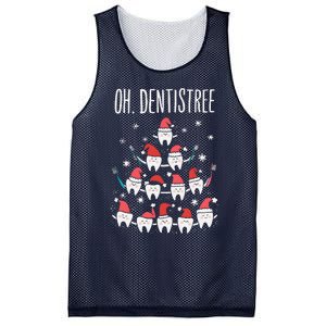 Oh Dentistree Funny Dental Christmas Tooth Hygienist Dentist Mesh Reversible Basketball Jersey Tank