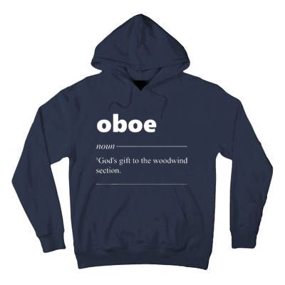 Oboe Definition Funny Gift For Oboist Oboe Lover Tall Hoodie