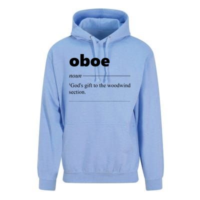 Oboe Definition Funny Gift For Oboist Oboe Lover Unisex Surf Hoodie