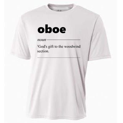 Oboe Definition Funny Gift For Oboist Oboe Lover Cooling Performance Crew T-Shirt