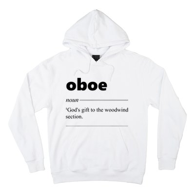 Oboe Definition Funny Gift For Oboist Oboe Lover Hoodie