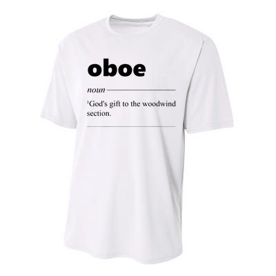 Oboe Definition Funny Gift For Oboist Oboe Lover Performance Sprint T-Shirt