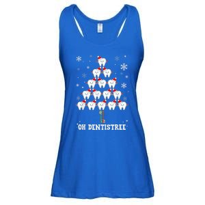 Oh Dentistree Funny Christmas Tree Dental Hygiene Ladies Essential Flowy Tank