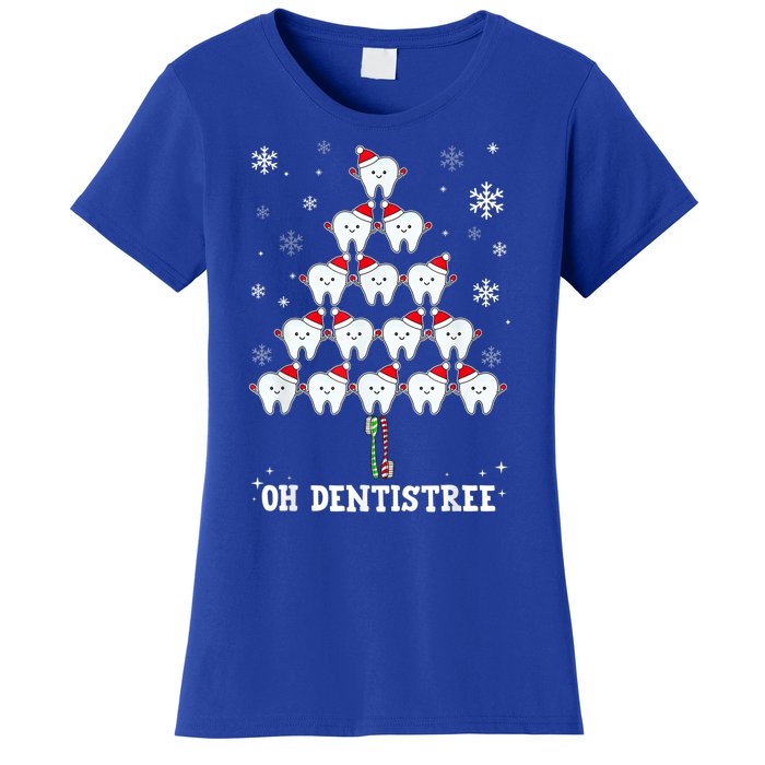 Oh Dentistree Funny Christmas Tree Dental Hygiene Women's T-Shirt