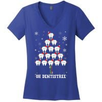 Oh Dentistree Funny Christmas Tree Dental Hygiene Women's V-Neck T-Shirt