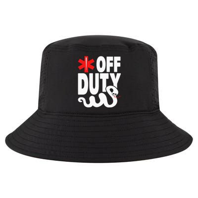 Off Duty Funny EMT EMS Paramedic Cool Comfort Performance Bucket Hat