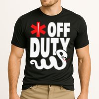 Off Duty Funny EMT EMS Paramedic Cooling Performance Crew T-Shirt