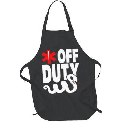 Off Duty Funny EMT EMS Paramedic Apron