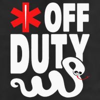 Off Duty Funny EMT EMS Paramedic 25L Jumbo Tote
