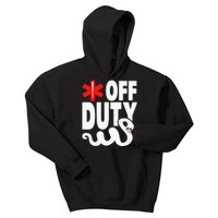 Off Duty Funny EMT EMS Paramedic Kids Hoodie