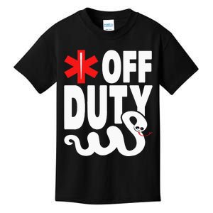 Off Duty Funny EMT EMS Paramedic Kids T-Shirt