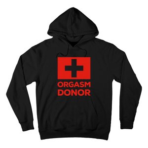 Orgasm Donor Funny Lazy Halloween Costume Hoodie