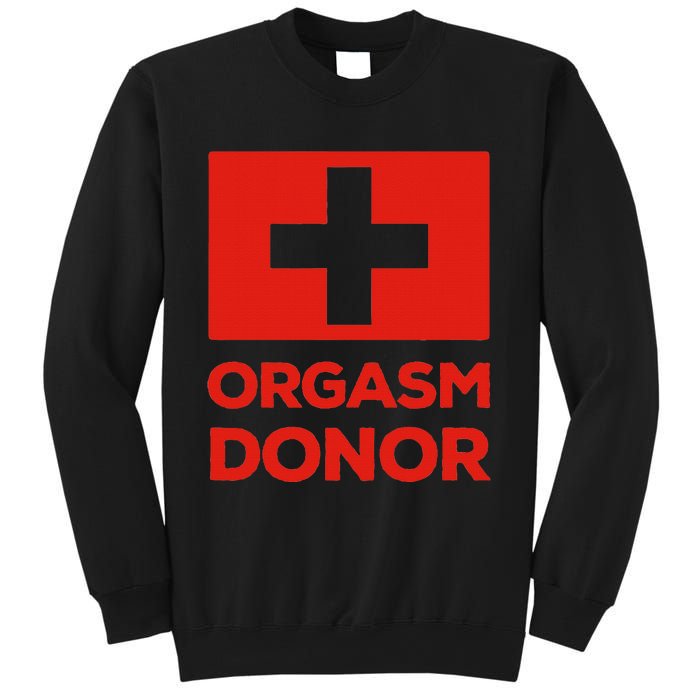 Orgasm Donor Funny Lazy Halloween Costume Sweatshirt