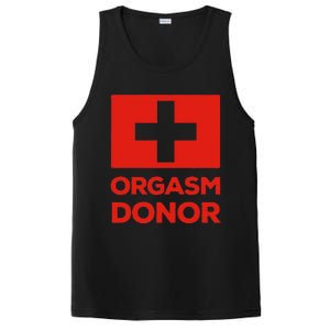 Orgasm Donor Funny Lazy Halloween Costume PosiCharge Competitor Tank