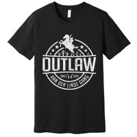 Outlaw DutchS Gang Red Horse & Cowboy Adventure Premium T-Shirt