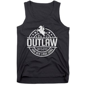 Outlaw DutchS Gang Red Horse & Cowboy Adventure Tank Top