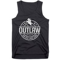 Outlaw DutchS Gang Red Horse & Cowboy Adventure Tank Top