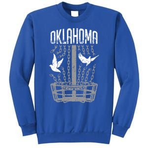 Oklahoma Disc Golf Player Breaking Chains Birdie Cute Gift Sweatshirt