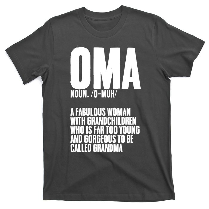 Oma Deutschland Germany Grandmother Grandparents Day T-Shirt