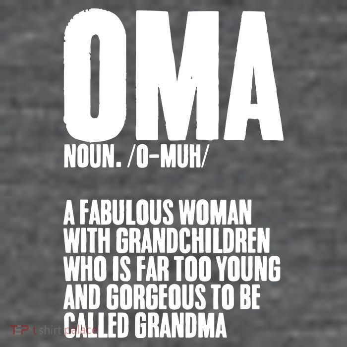 Oma Deutschland Germany Grandmother Grandparents Day T-Shirt