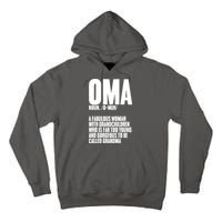Oma Deutschland Germany Grandmother Grandparents Day Tall Hoodie