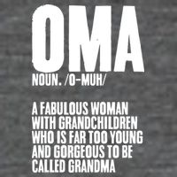 Oma Deutschland Germany Grandmother Grandparents Day Tall Hoodie