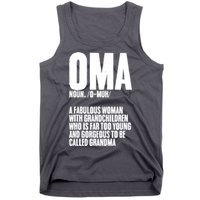 Oma Deutschland Germany Grandmother Grandparents Day Tank Top