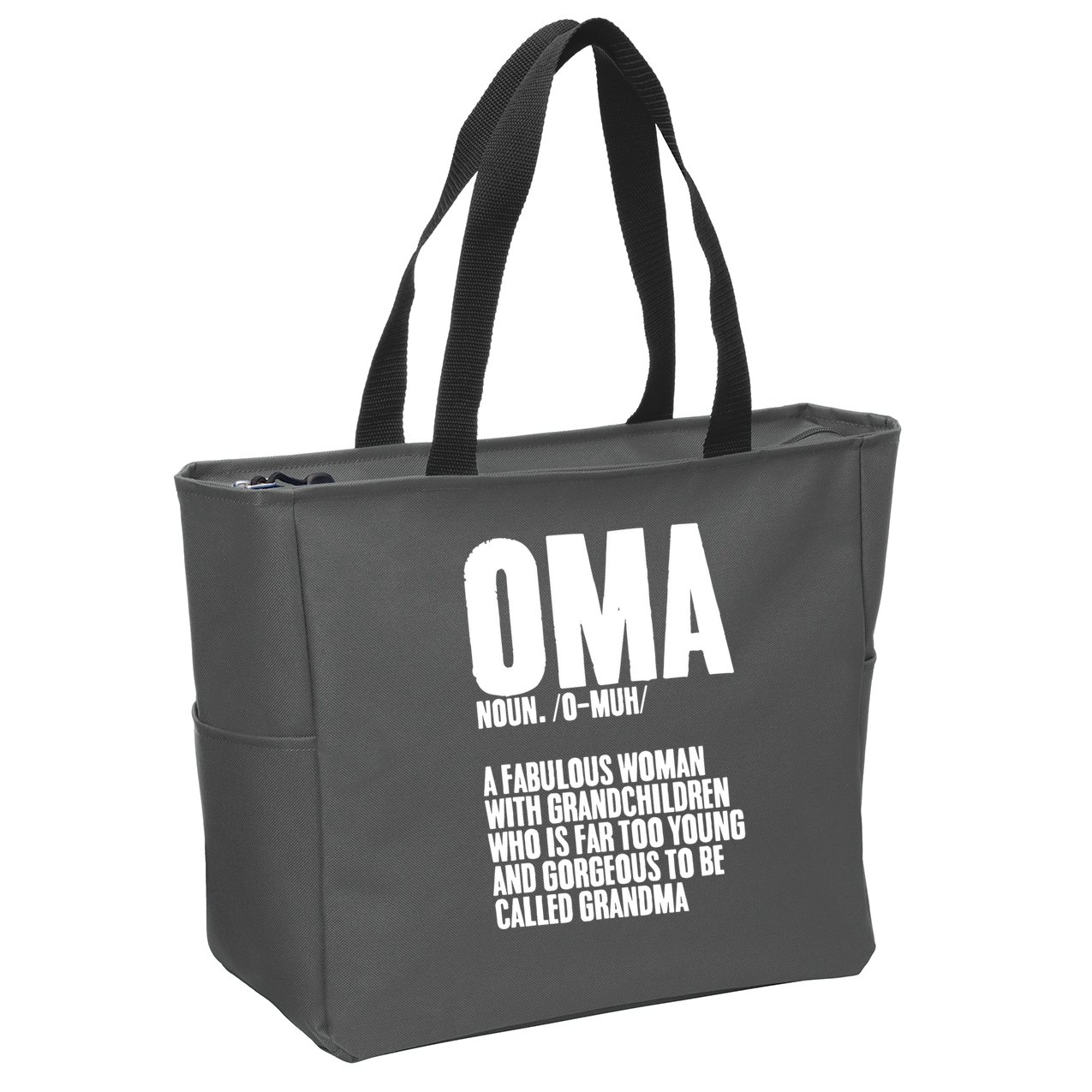 Oma Deutschland Germany Grandmother Grandparents Day Zip Tote Bag