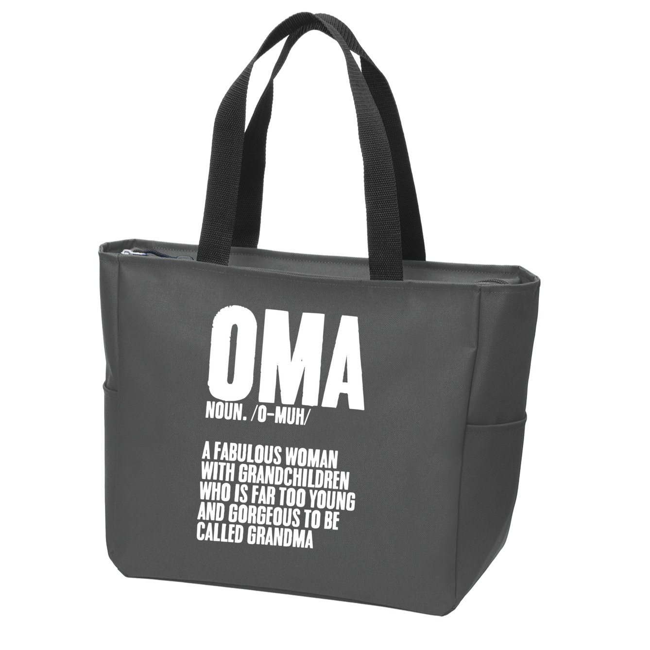 Oma Deutschland Germany Grandmother Grandparents Day Zip Tote Bag