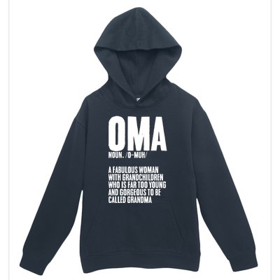 Oma Deutschland Germany Grandmother Grandparents Day Urban Pullover Hoodie