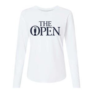 Open De Golf Britannique Womens Cotton Relaxed Long Sleeve T-Shirt