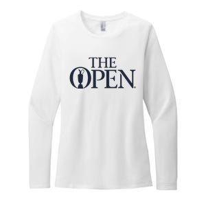 Open De Golf Britannique Womens CVC Long Sleeve Shirt