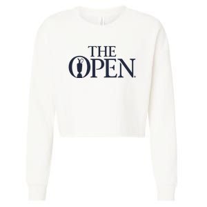 Open De Golf Britannique Cropped Pullover Crew