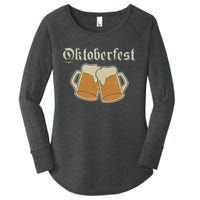 Oktoberfest Deutschland German Beer Festival Vintage Graphic Women's Perfect Tri Tunic Long Sleeve Shirt